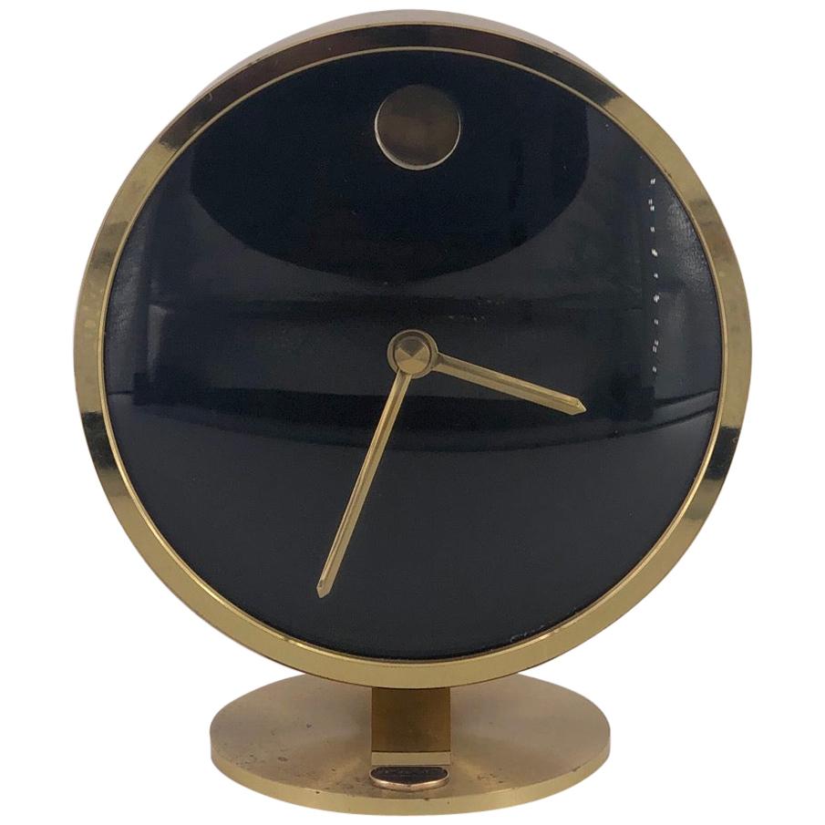 Brass Case Howard Miller Table / Desk Clock