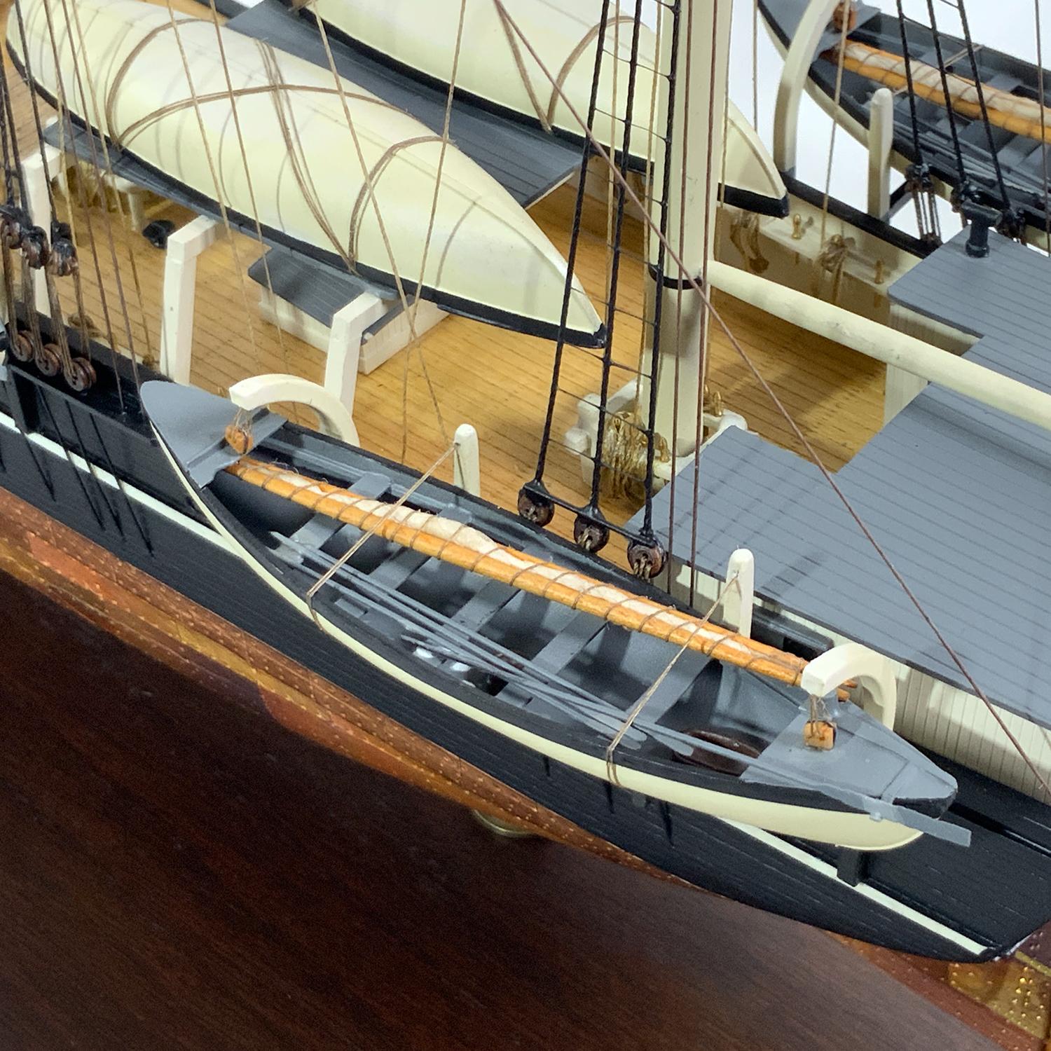 Brass Case Ship Model by Hitchcock 