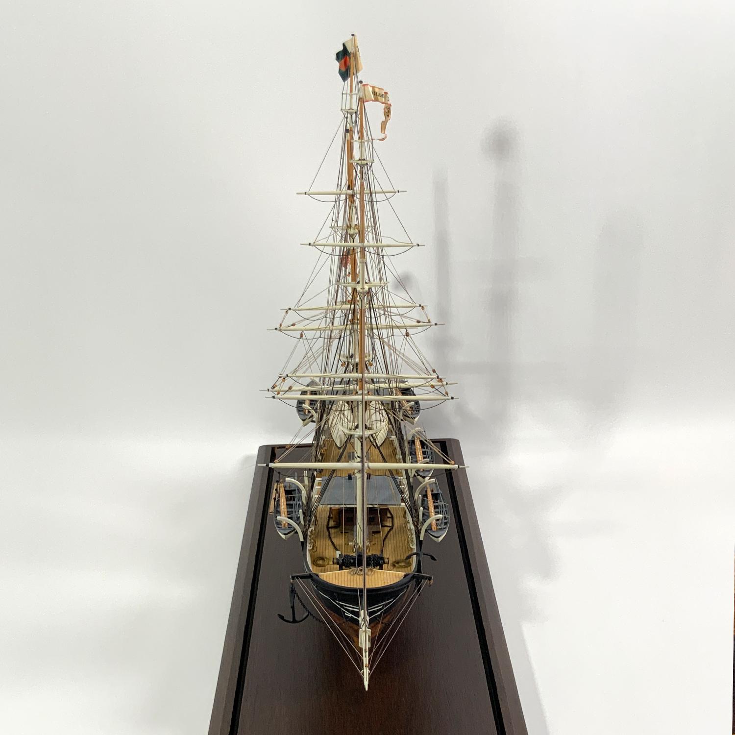 Brass Case Ship Model by Hitchcock 