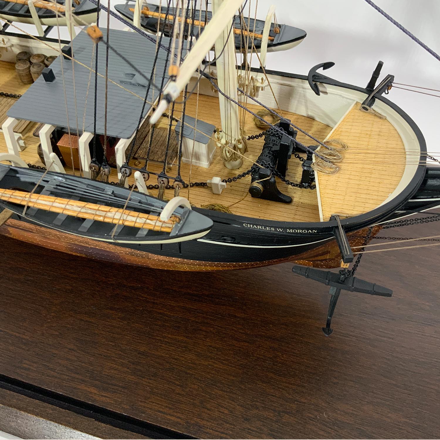American Brass Case Ship Model by Hitchcock 