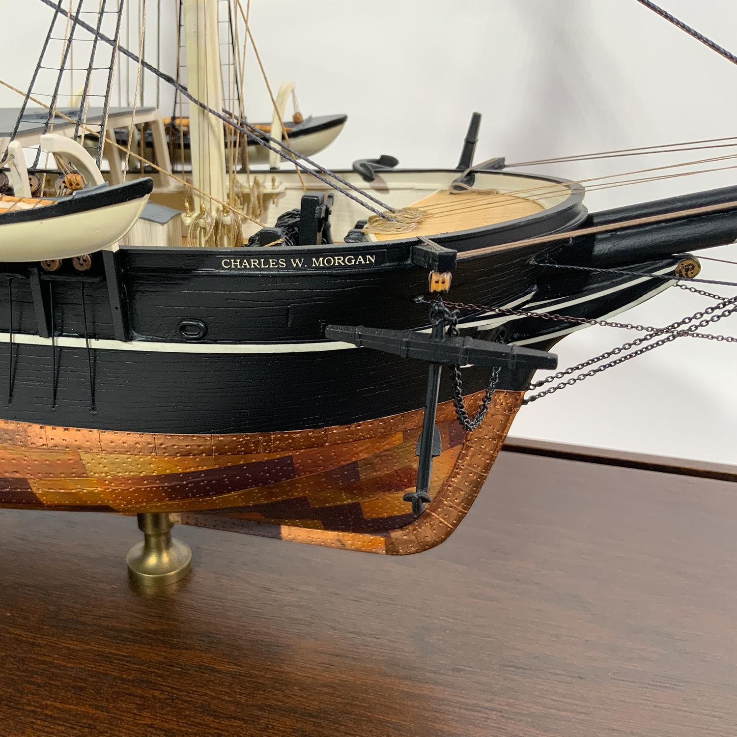 Brass Case Ship Model by Hitchcock 