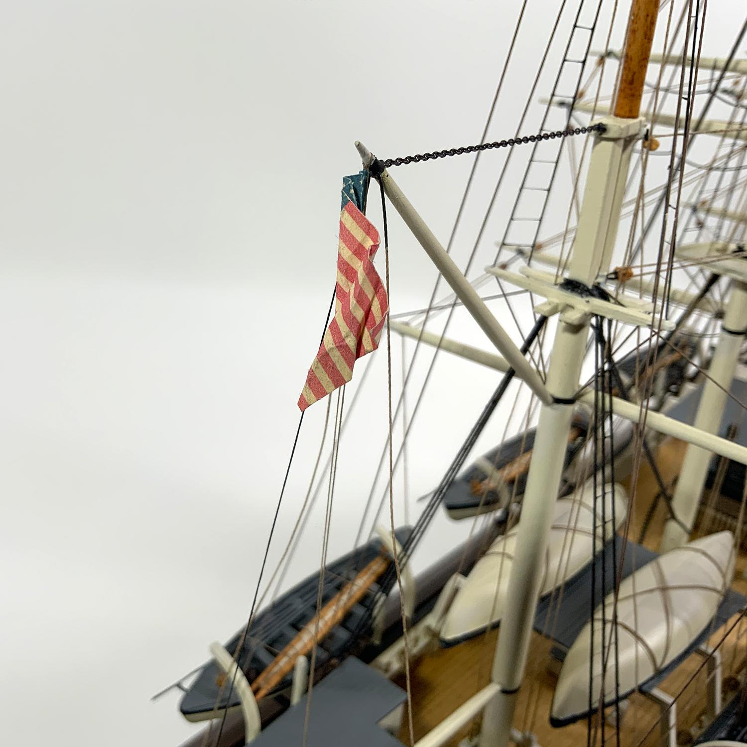 Brass Case Ship Model by Hitchcock 