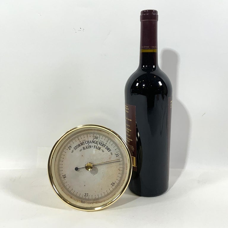 Brass Cased Storm Change Barometer For Sale at 1stDibs
