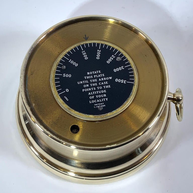 Brass Cased Storm Change Barometer For Sale at 1stDibs
