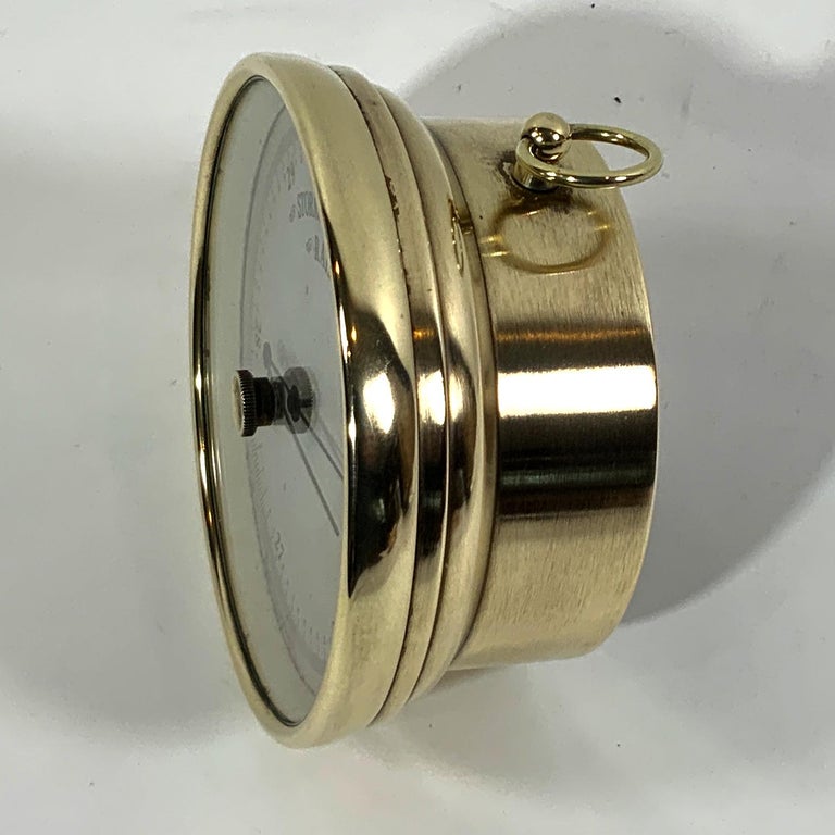 Brass Cased Storm Change Barometer For Sale at 1stDibs
