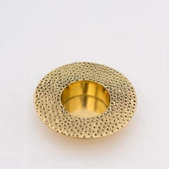 Portavelas de latón fundido Moon Tea Light