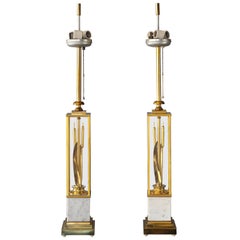 Retro Brass Catttails Lamp