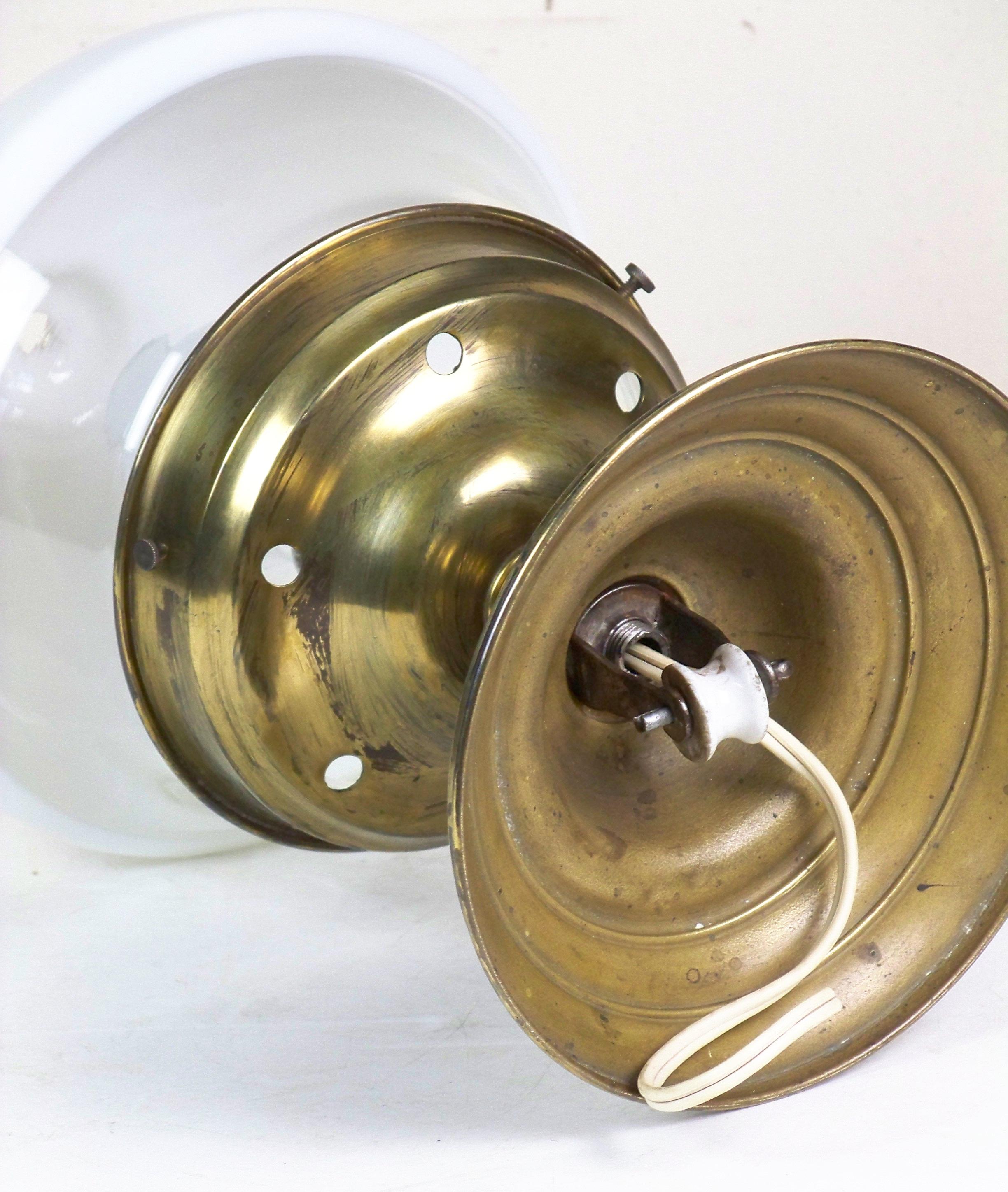 Austrian Brass ceiling lamp, chandelier For Sale