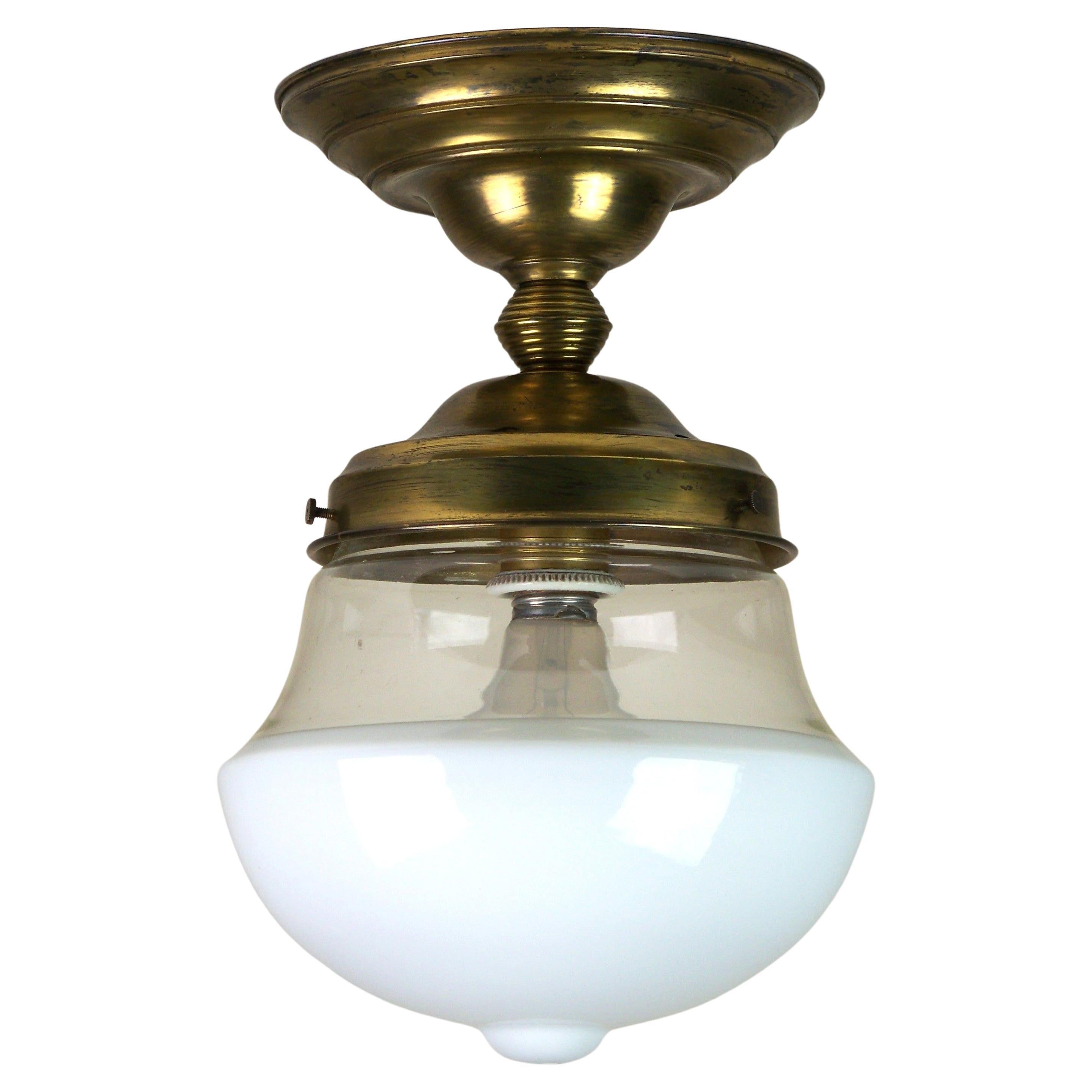 Brass ceiling lamp, chandelier For Sale