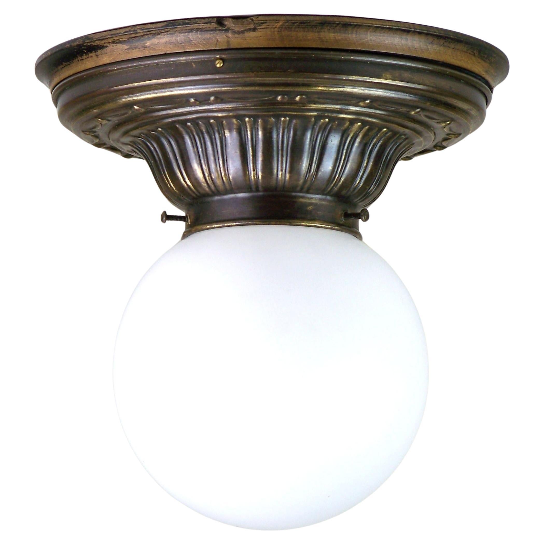 Brass ceiling lamp, chandelier For Sale