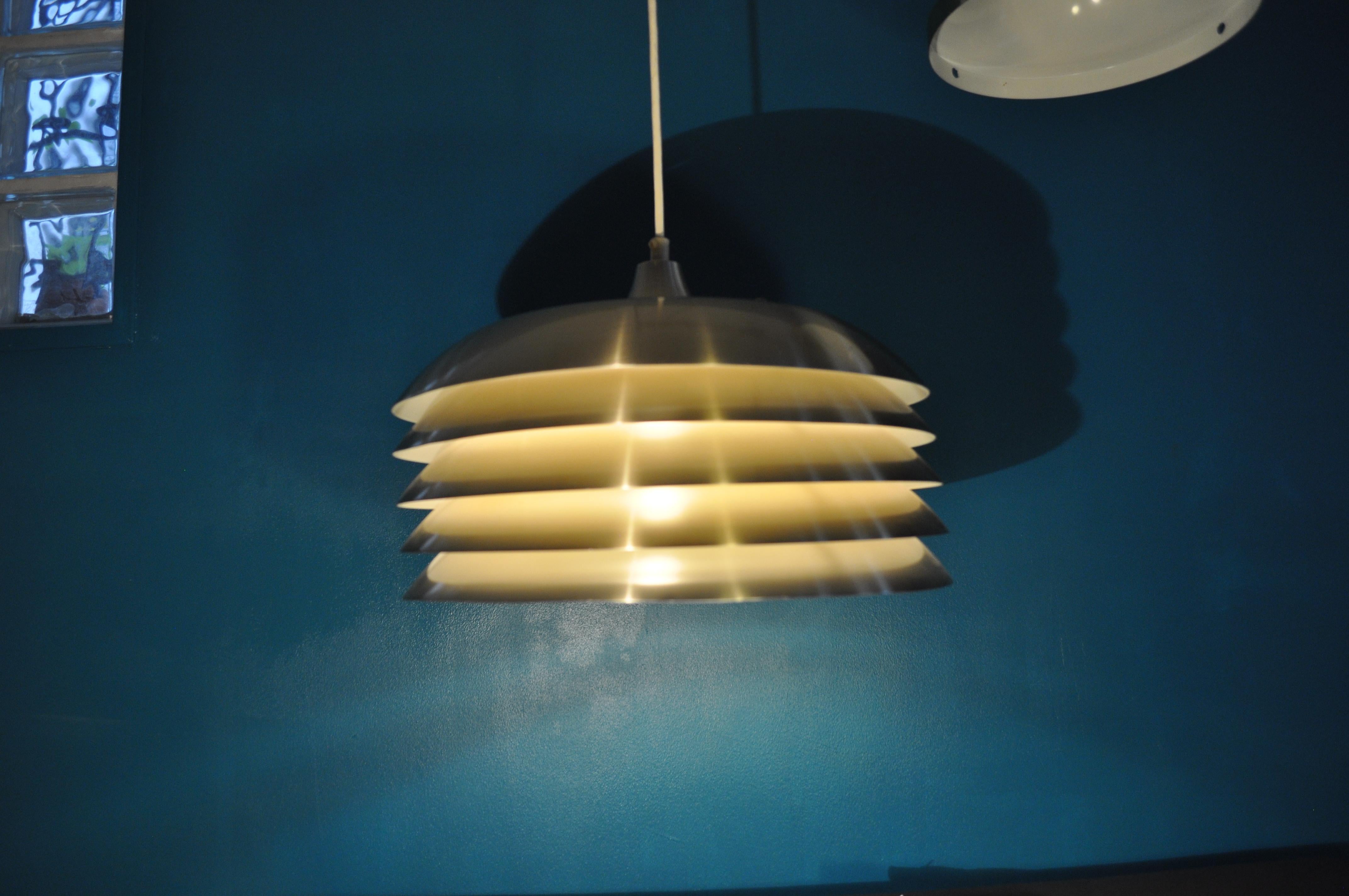 Brass ceiling lamp designed by Hans-Agne Jakobsson in the 1950s and produced by Markaryd AB. Good condition.
