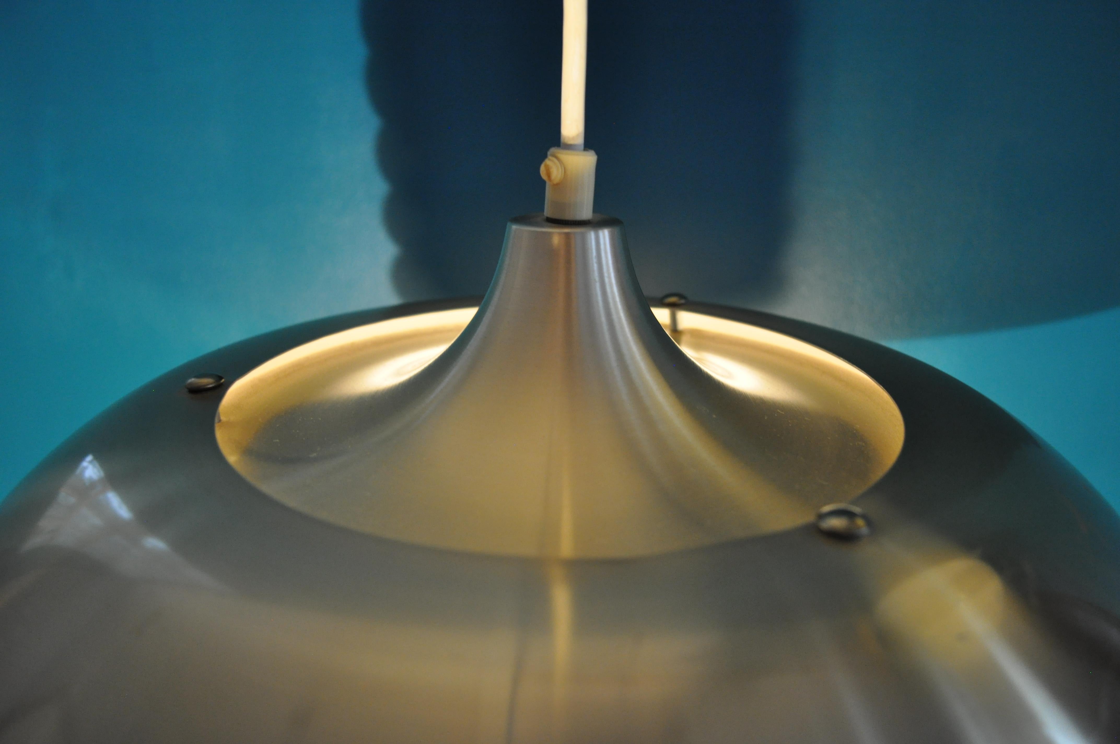 Mid-20th Century Brass Ceiling Lamp 