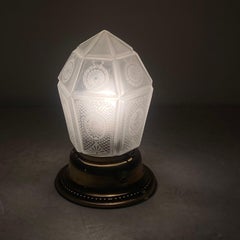 Brass ceiling light, 1900ca