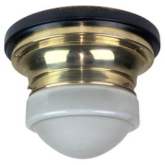 Brass ceiling light, 1910s