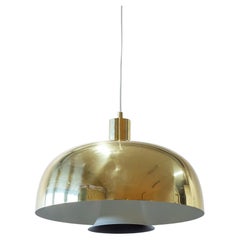 Brass ceiling pendant lamp by Hans-Agne Jakobsson, Sweden 1960s