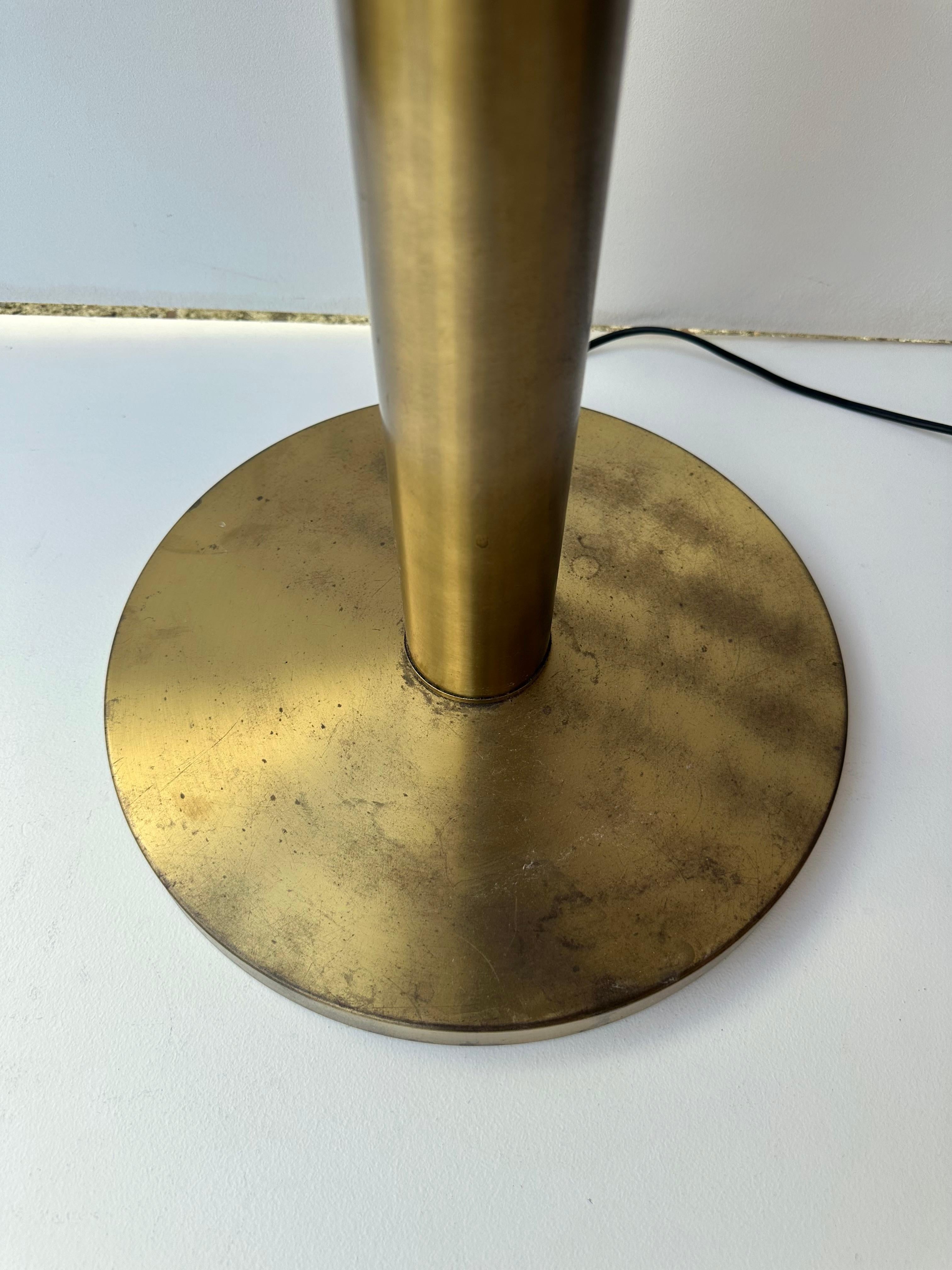 Lampadaire à chaîne en laiton de Murano par Aldo Nason pour Mazzega, Italie, 1970 en vente 5