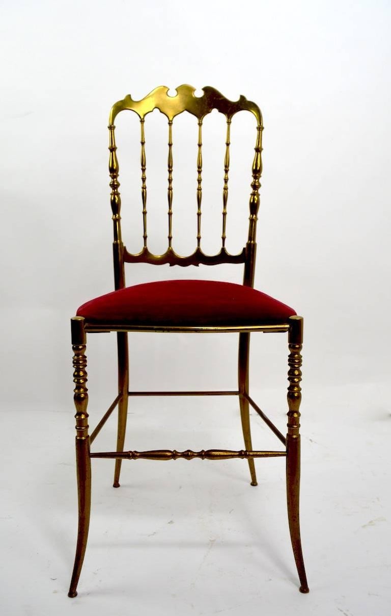 Brass Chair by Charivari For Sale at 1stDibs