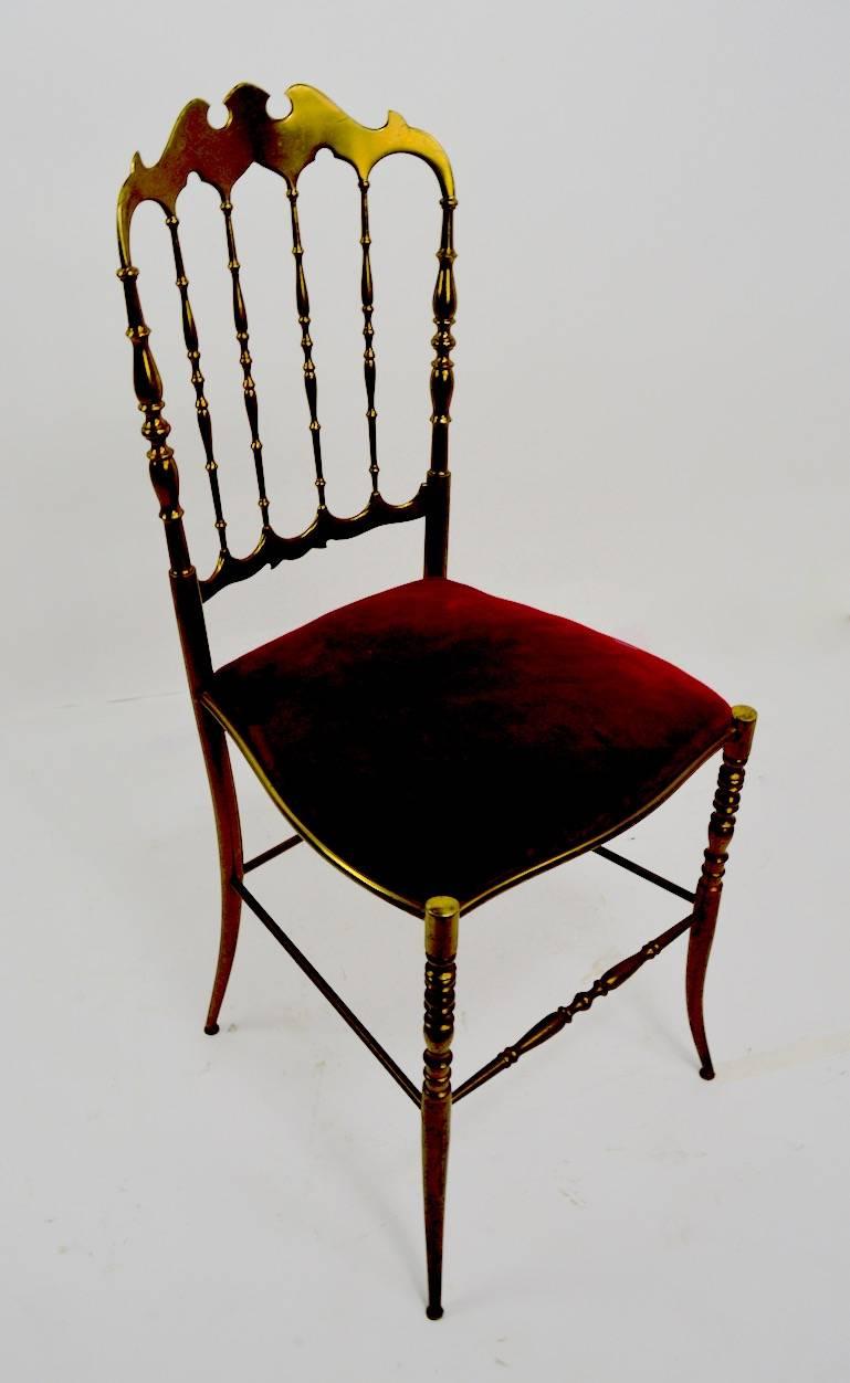 20th Century Brass Chair by Charivari For Sale