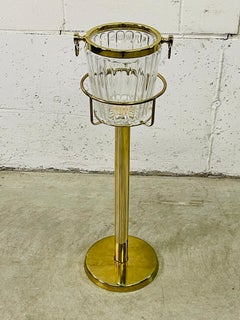 Brass Champagne & Ice Bucket Stand