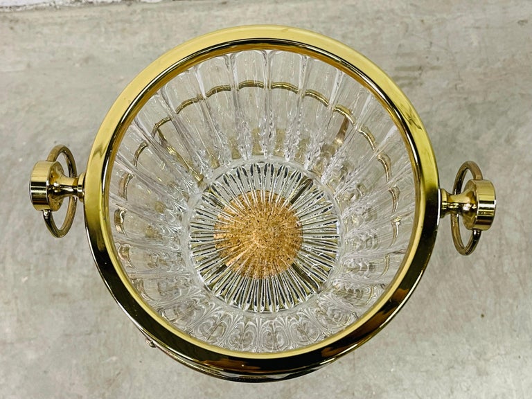 Brass Champagne and Ice Bucket Stand at 1stDibs brass champagne bucket with stand, champagne