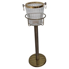 Brass Champagne & Ice Bucket Stand