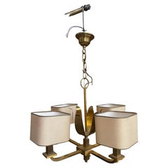 Brass chandelier 1970