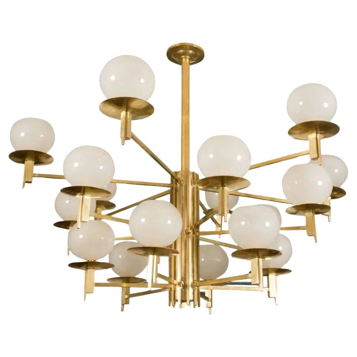 Brass Chandelier at cost price. For Sale