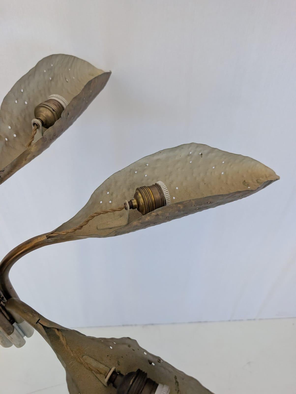 Brass Chandelier by Angelo Lelii for Arredoluce, 1951 Latón en venta