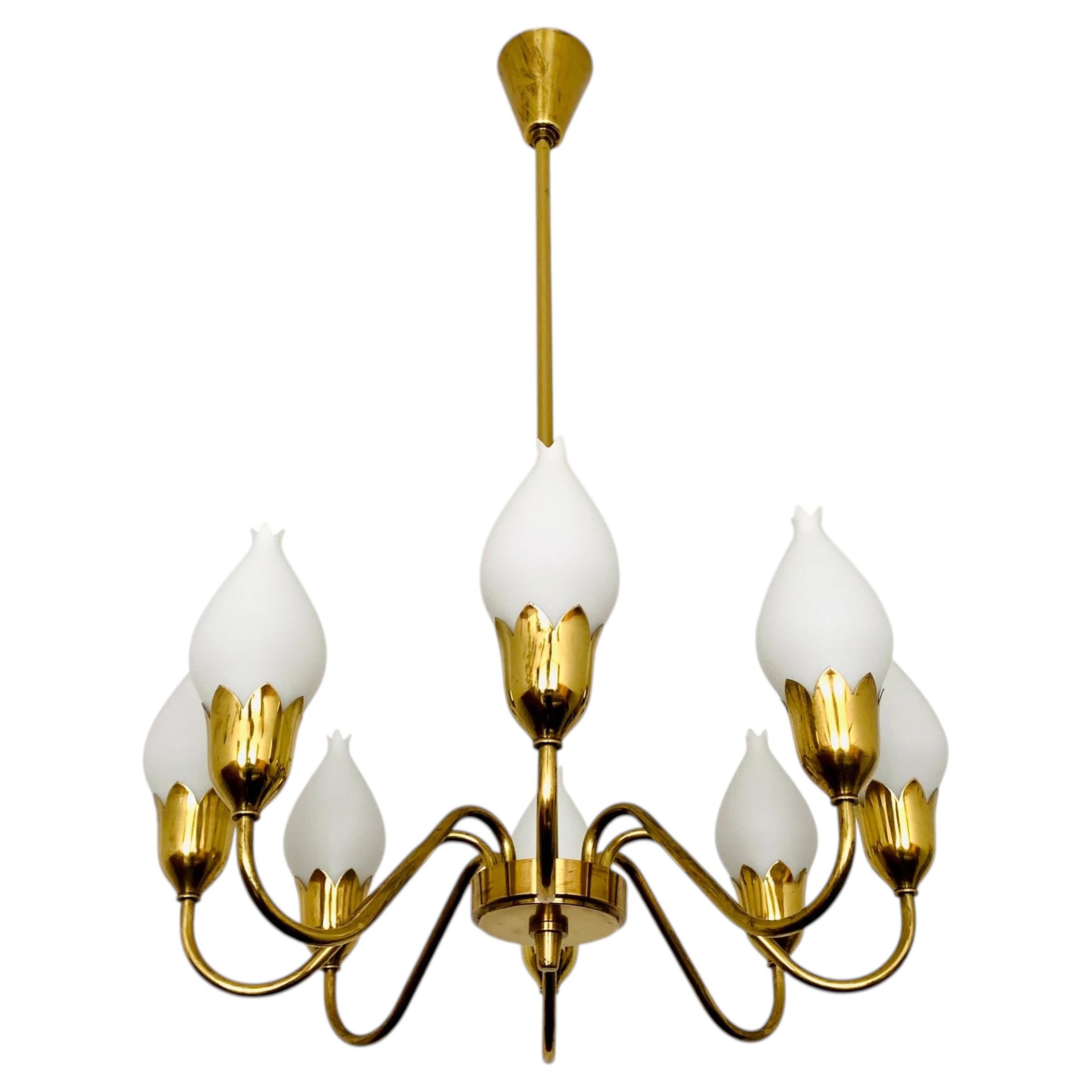 Lustre en laiton de Fog and Morup en vente