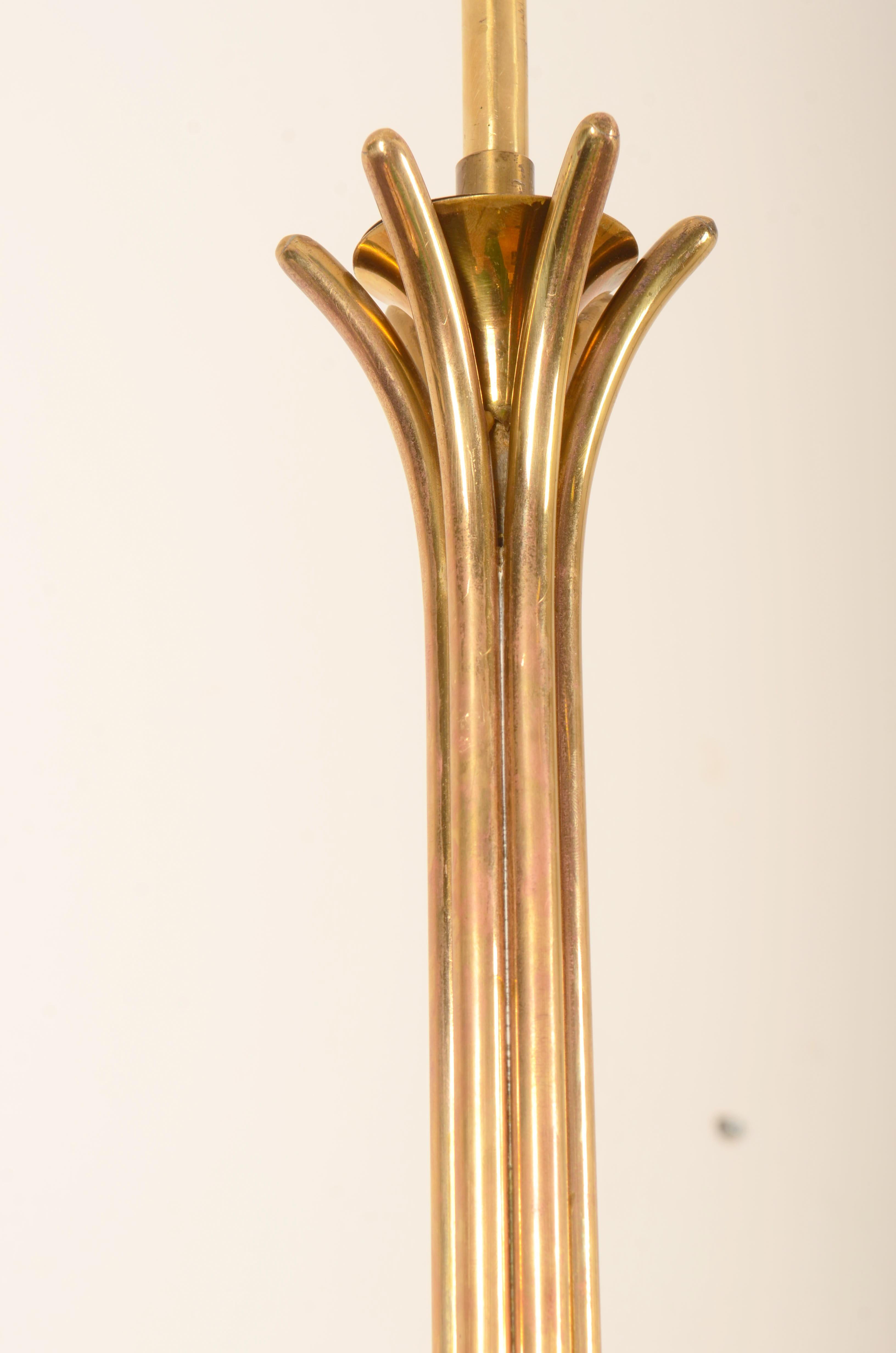 Austrian Brass Chandelier by Josef Frank for Kalmar For Sale