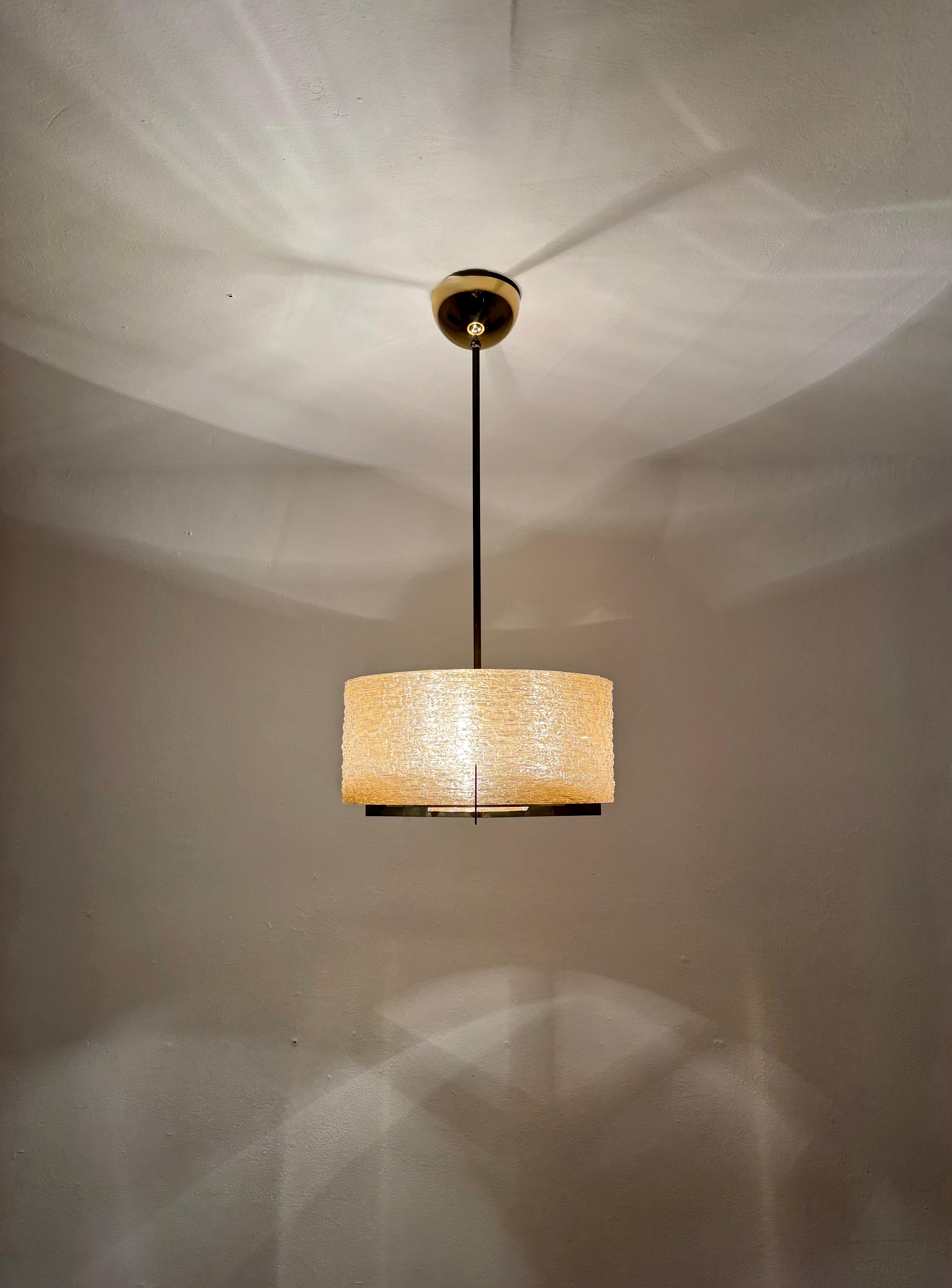 Brass Chandelier by Kaiser Leuchten For Sale 5