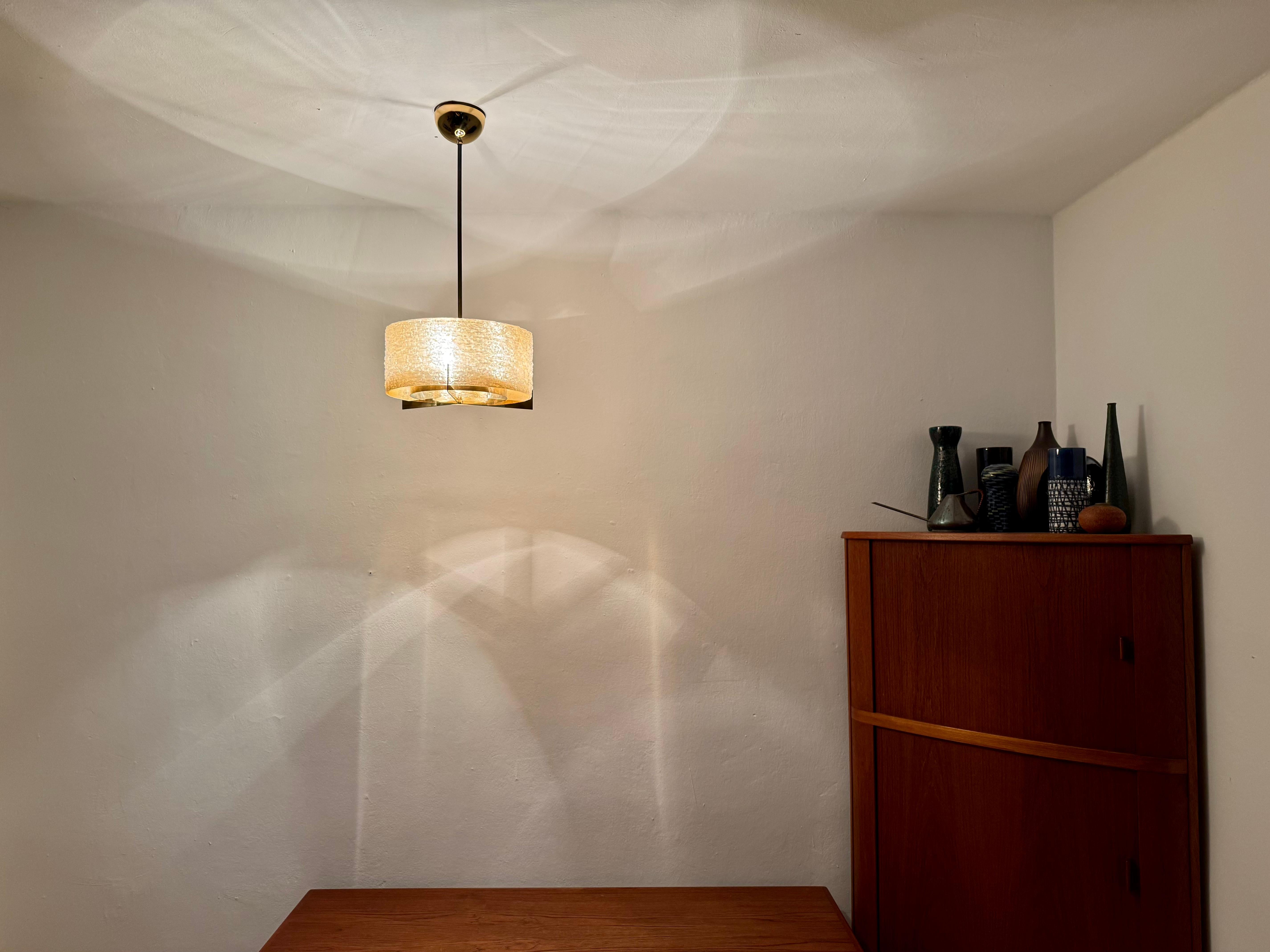 Brass Chandelier by Kaiser Leuchten For Sale 6