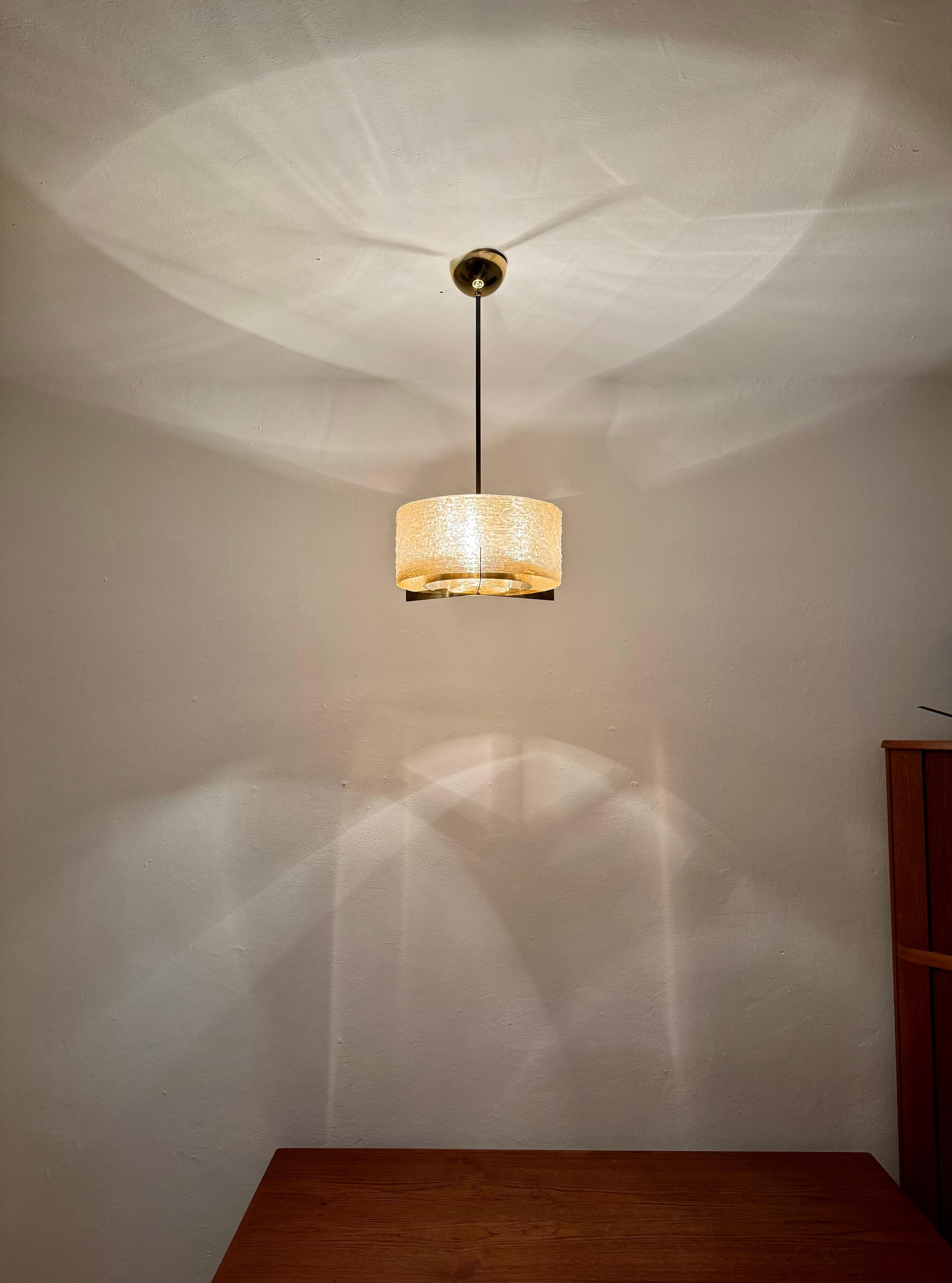 Brass Chandelier by Kaiser Leuchten For Sale 7