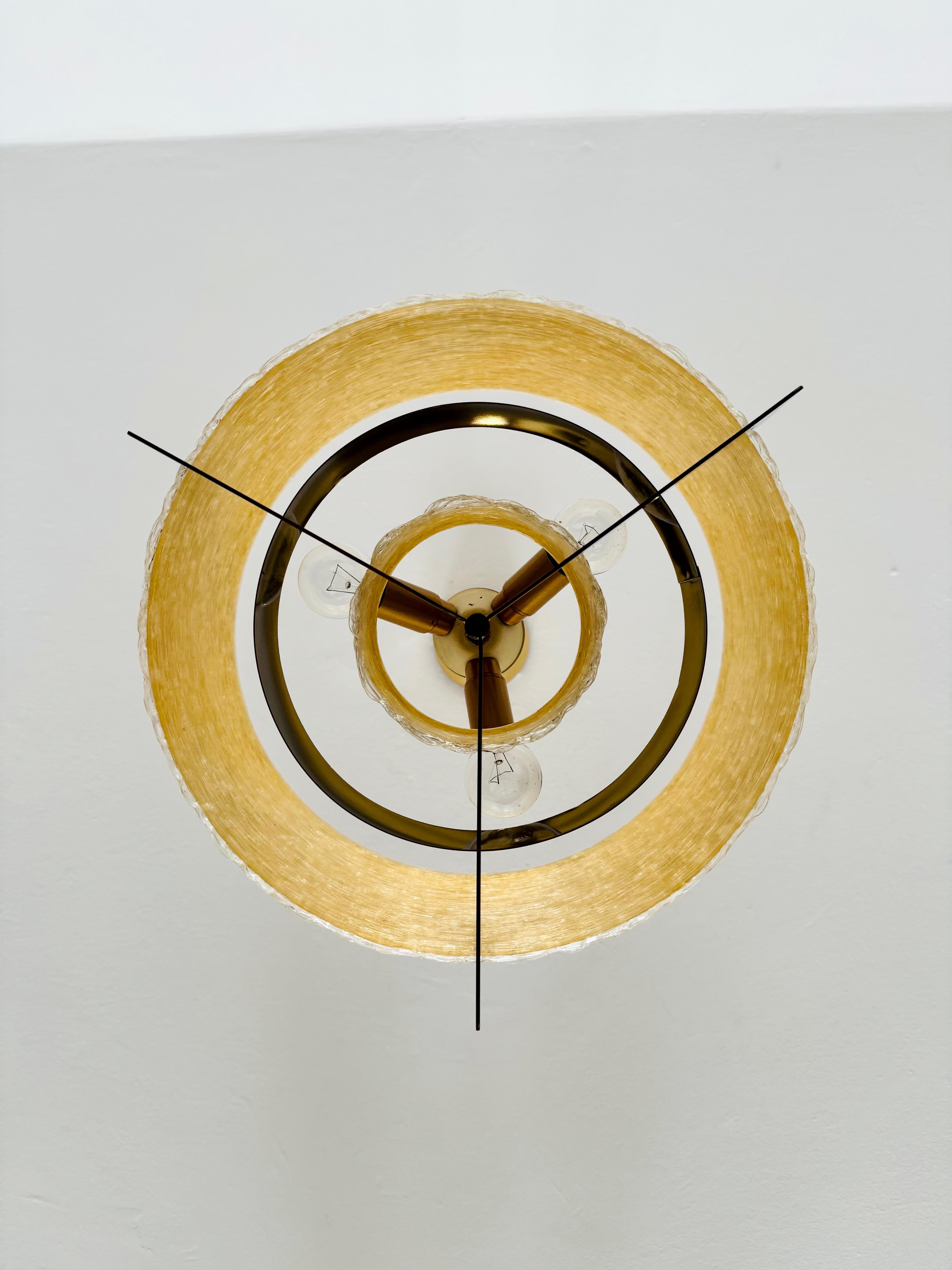 Brass Chandelier by Kaiser Leuchten For Sale 1