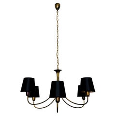 Brass Chandelier by Rupert Nikoll