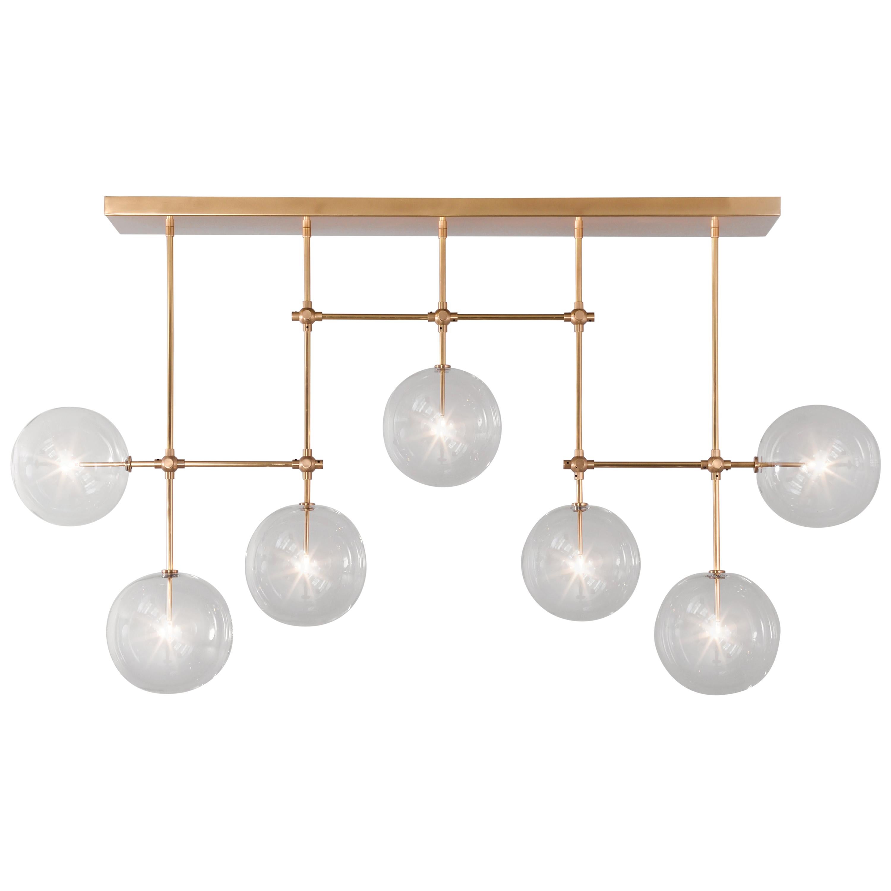 Soap B7 MD Brass Chandelier by Schwung