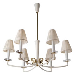 Brass Chandelier by Vereinigte Werkstätten, 1960s