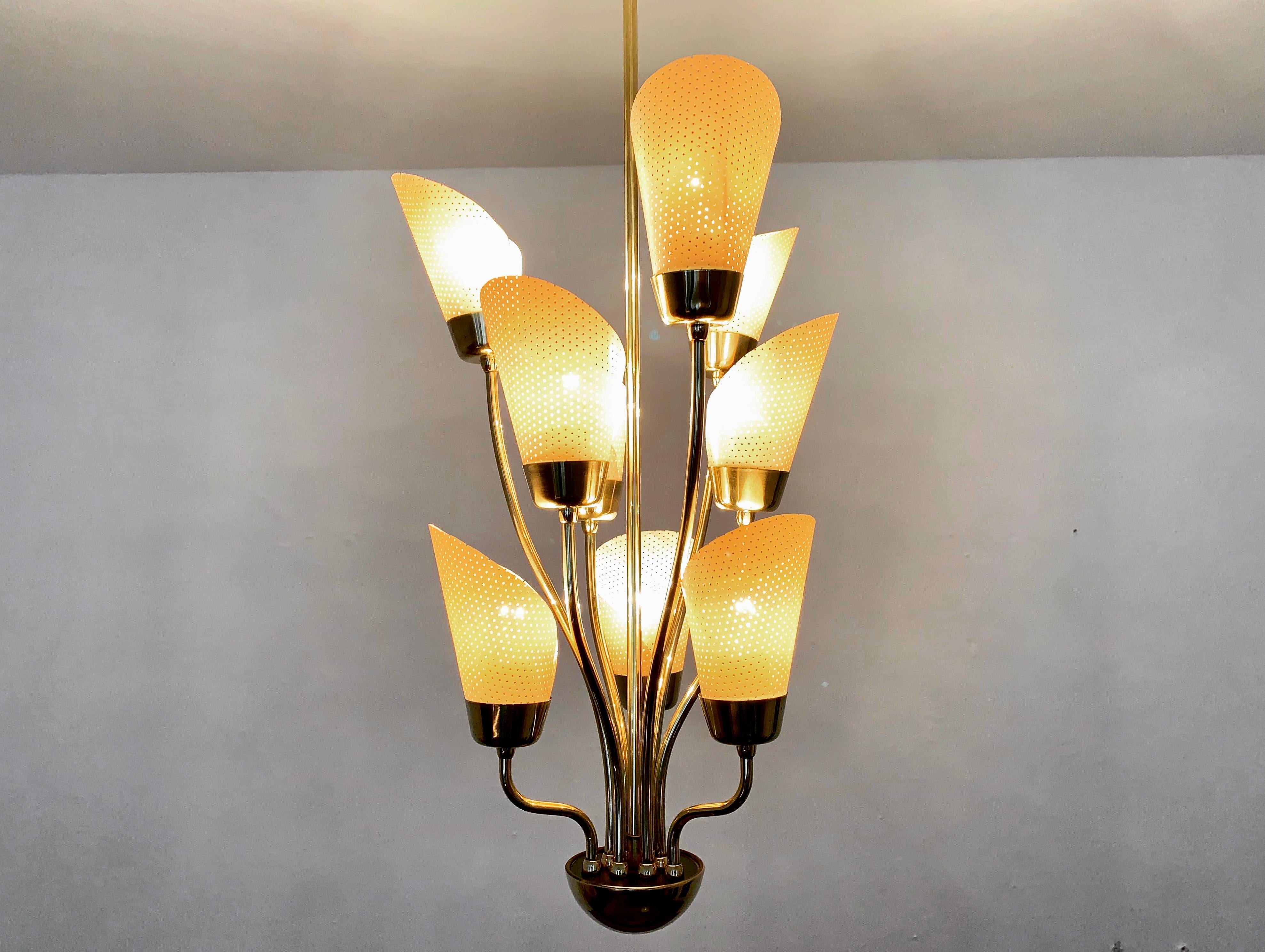 Brass Chandelier For Sale 4