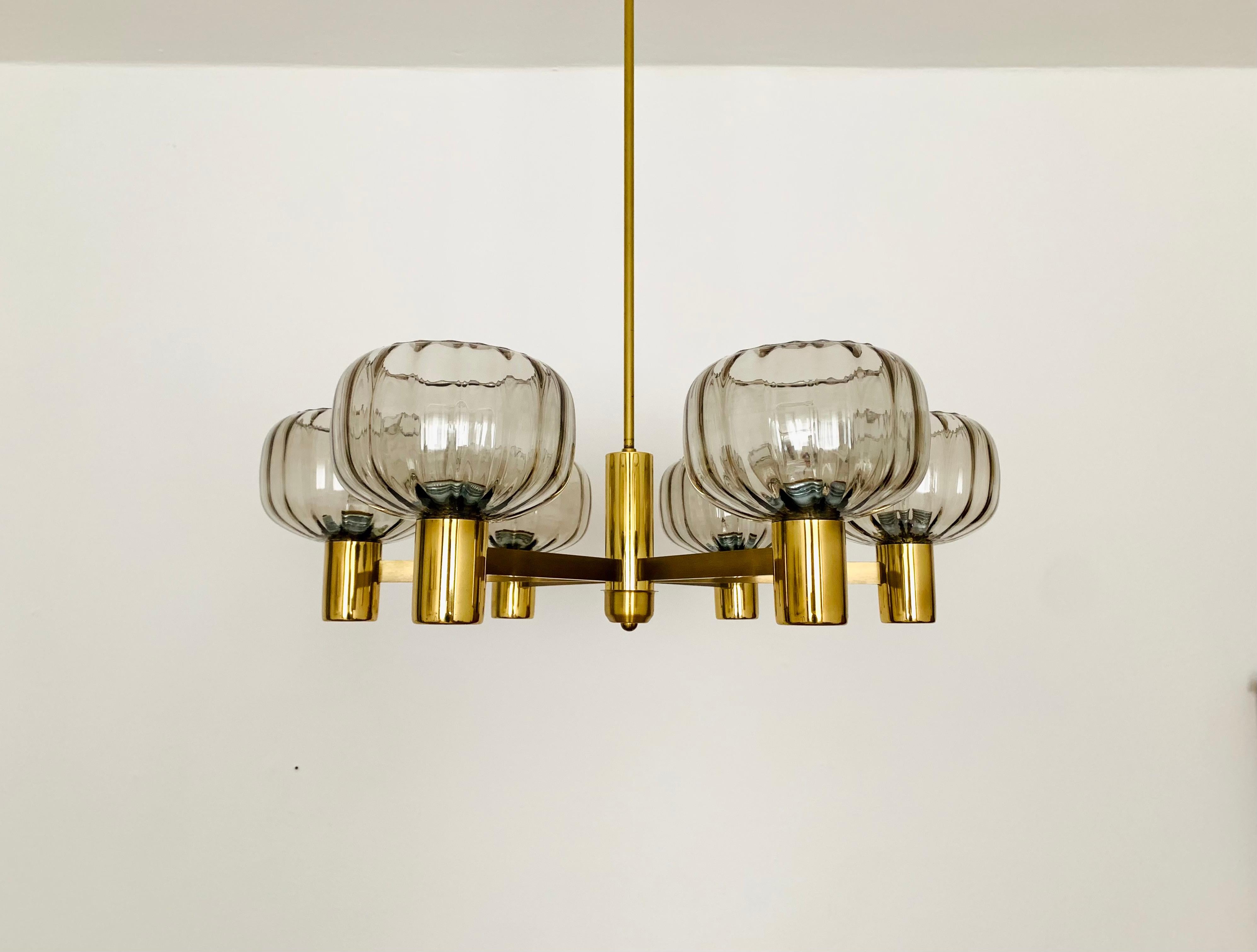 Tedesco Lampadario in ottone in vendita