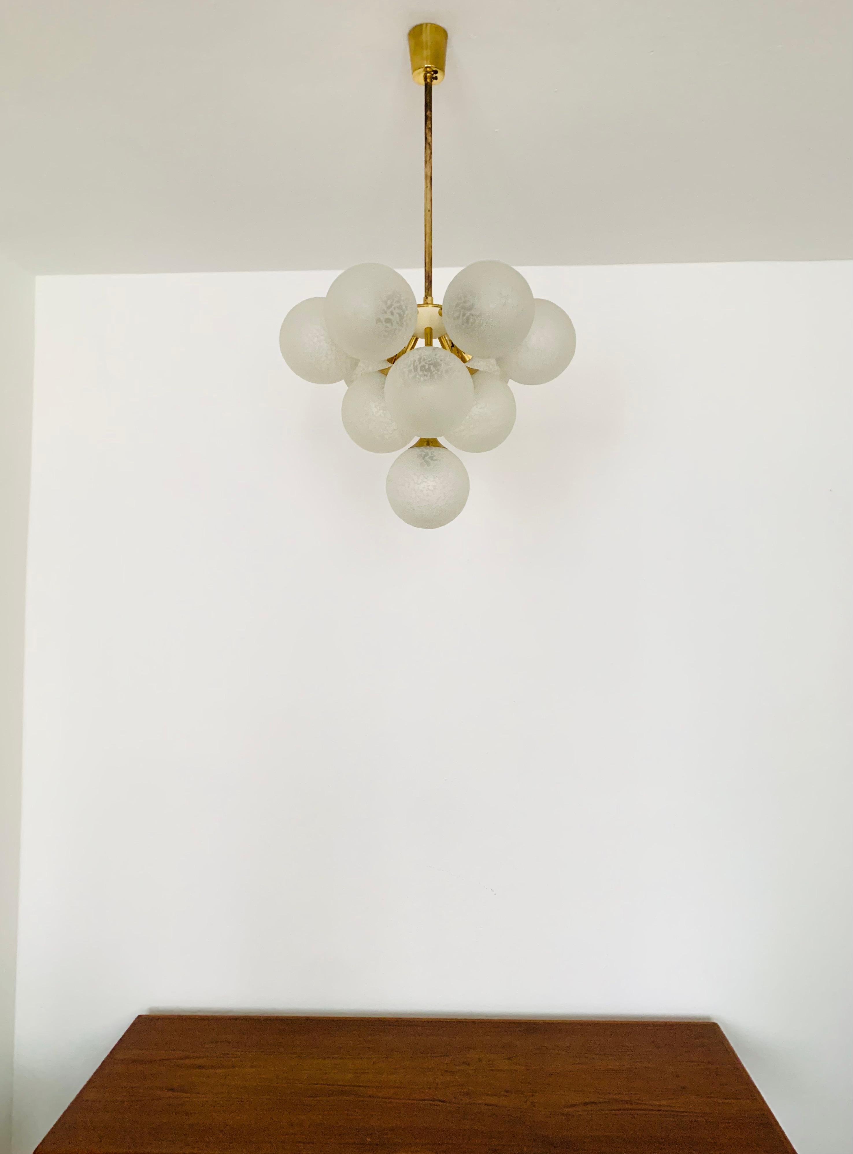 Lampadario in ottone In condizioni buone in vendita a München, DE