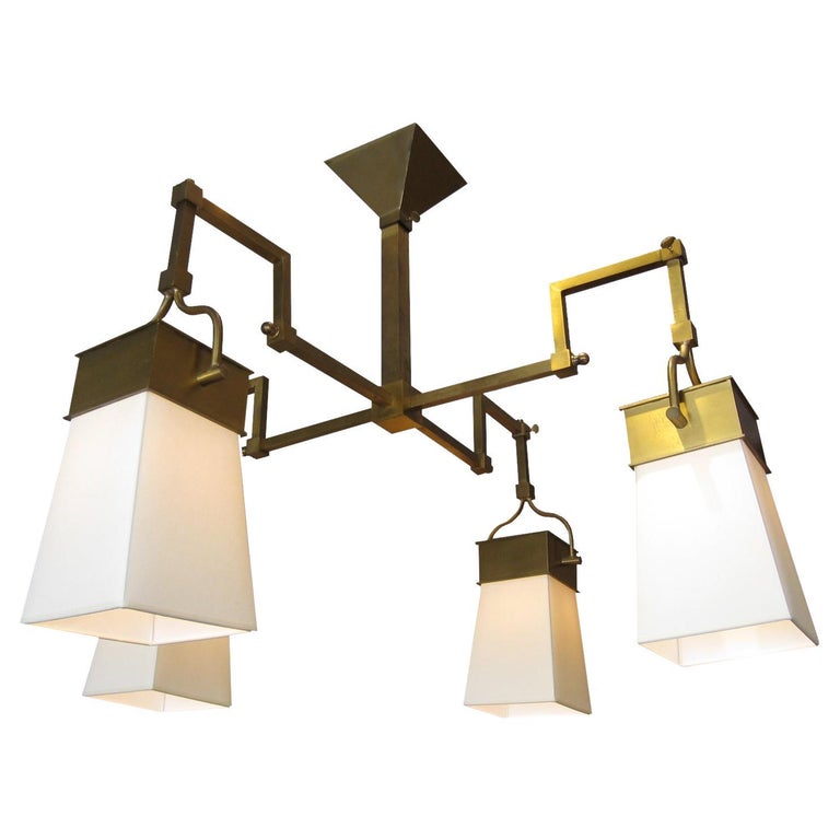 Brass Chandelier For Sale at 1stDibs