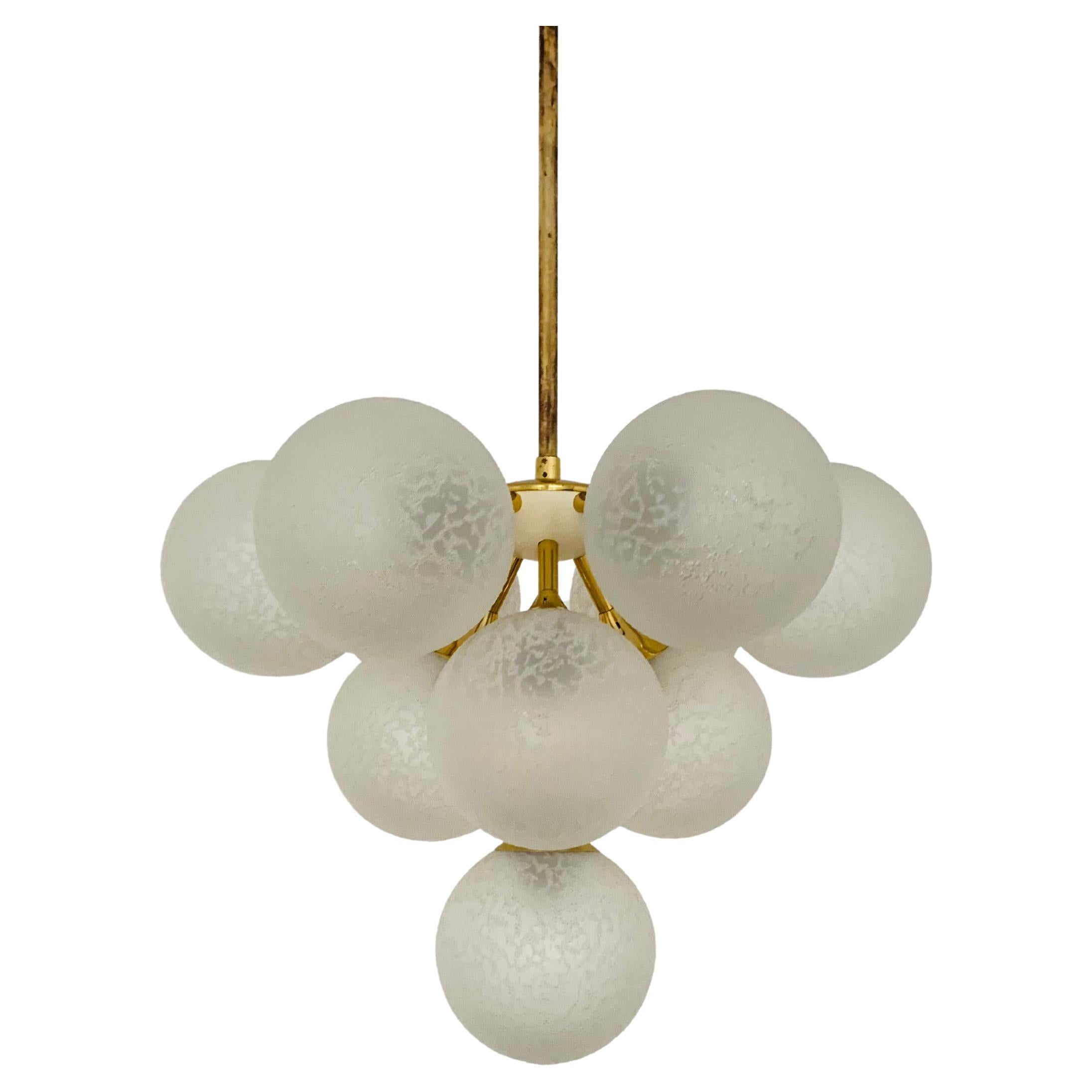 Lampadario in ottone
