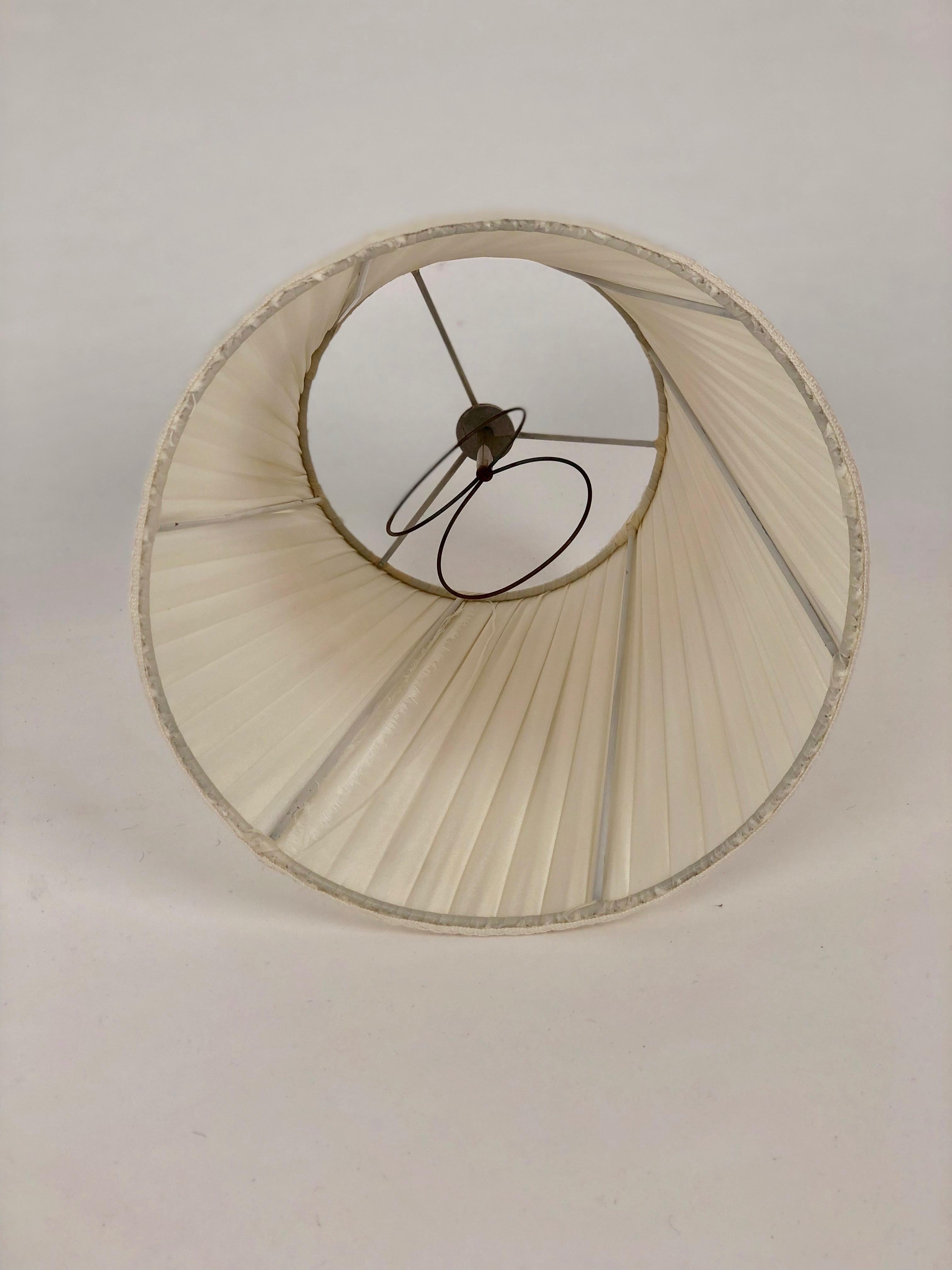Brass Chandelier from Josef Frank with Silk Shades, Austria 4