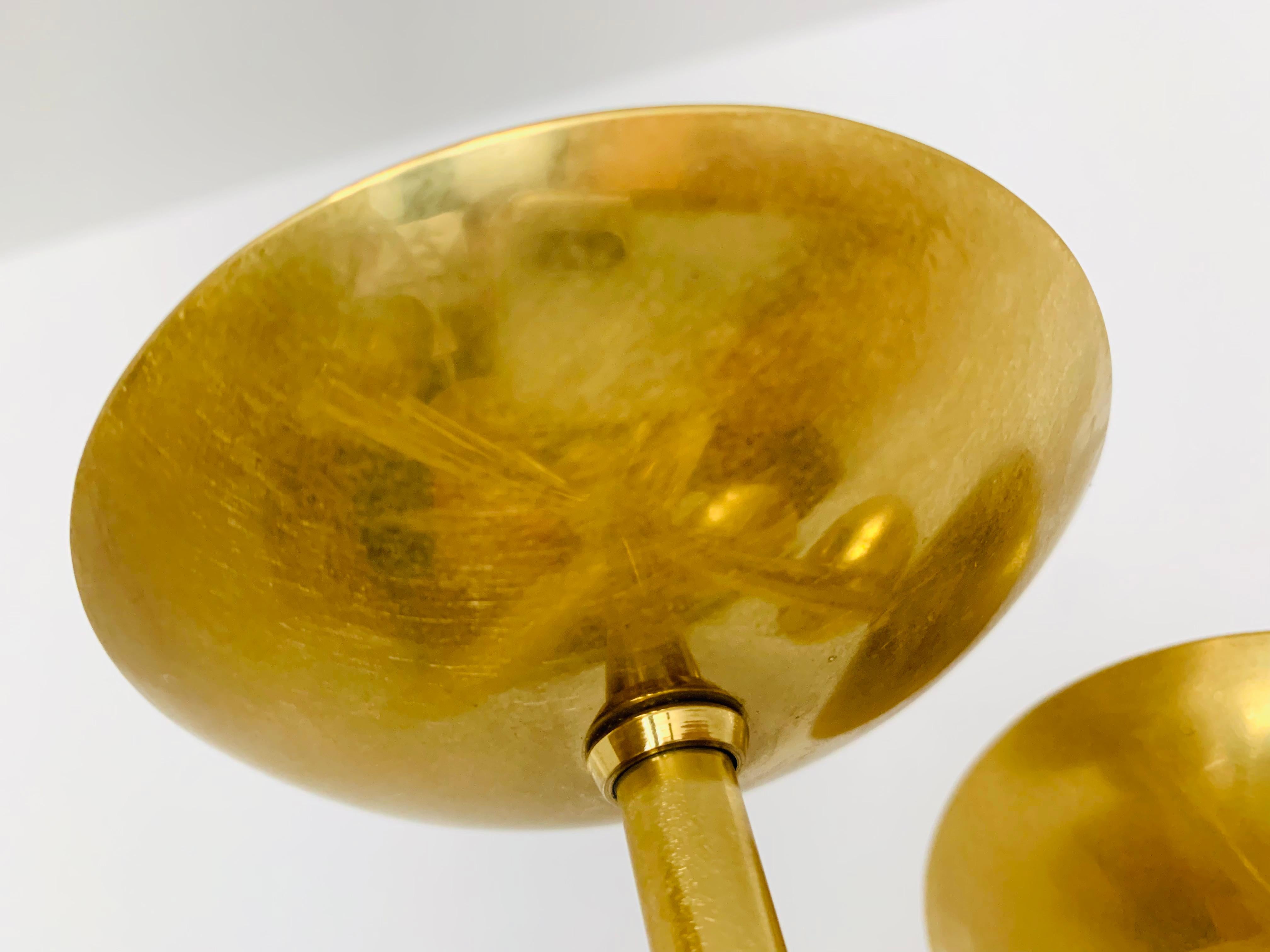 Brass chandelier from Kaiser Leuchten For Sale 10