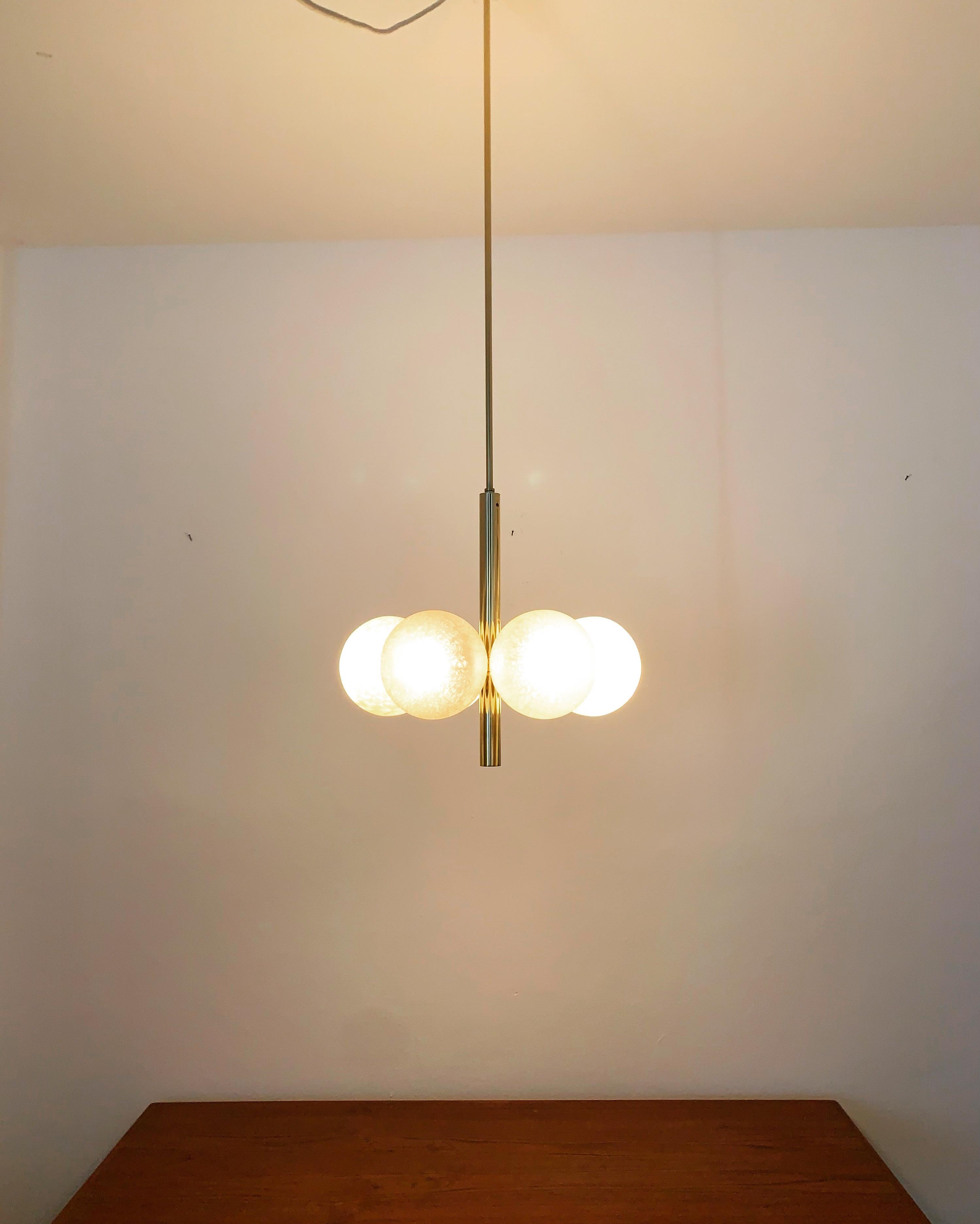 Lampadario in ottone di Kaiser Leuchten in vendita 2