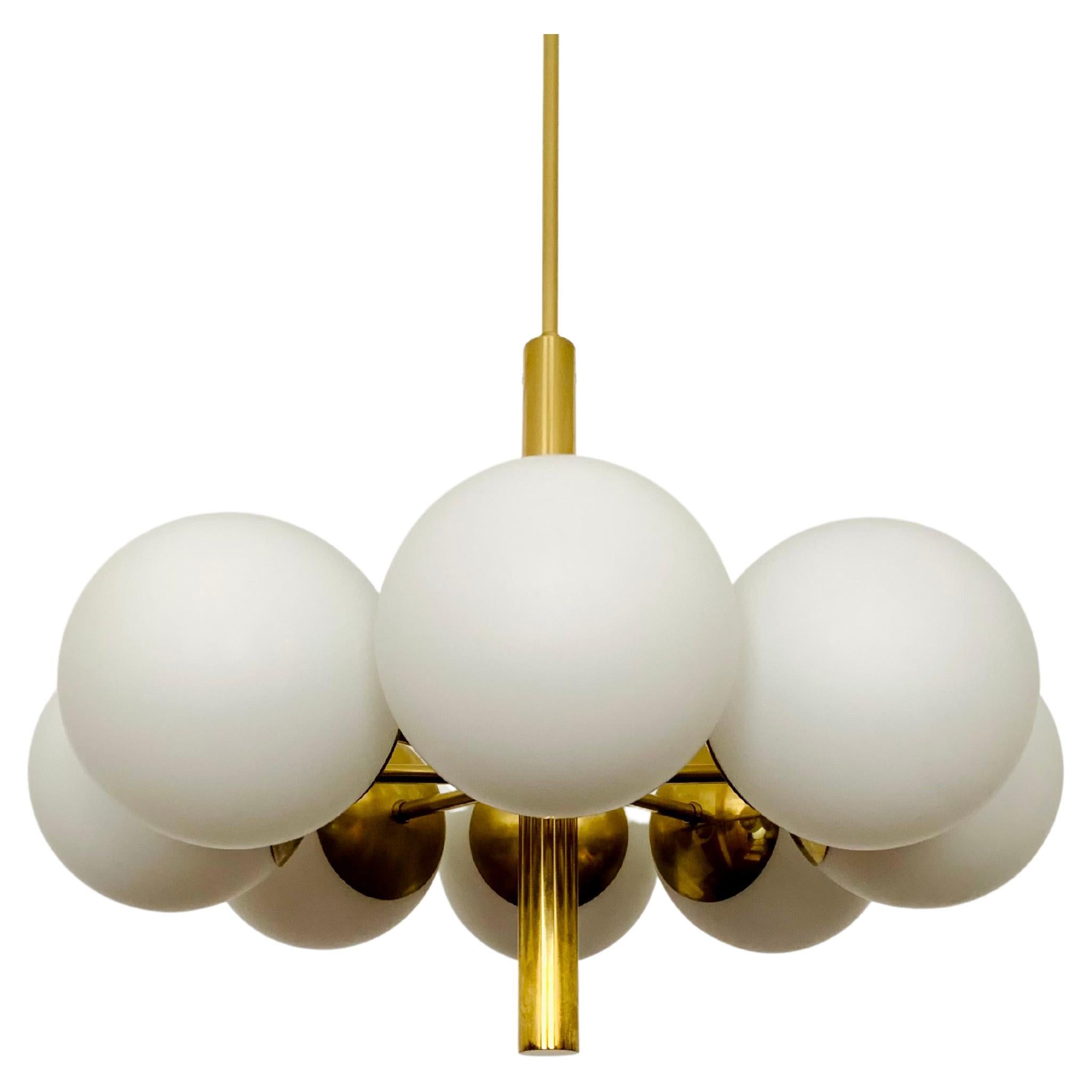  Brass chandelier from Kaiser Leuchten