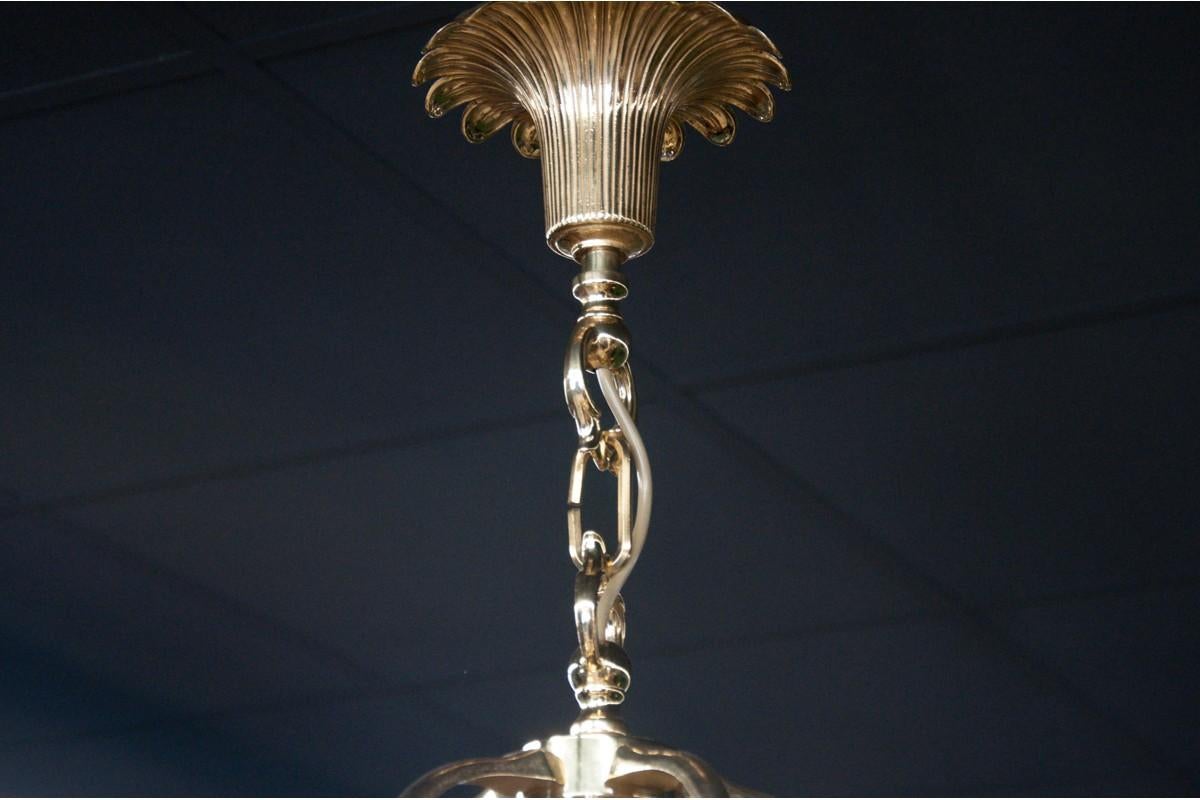 brass lantern chandelier