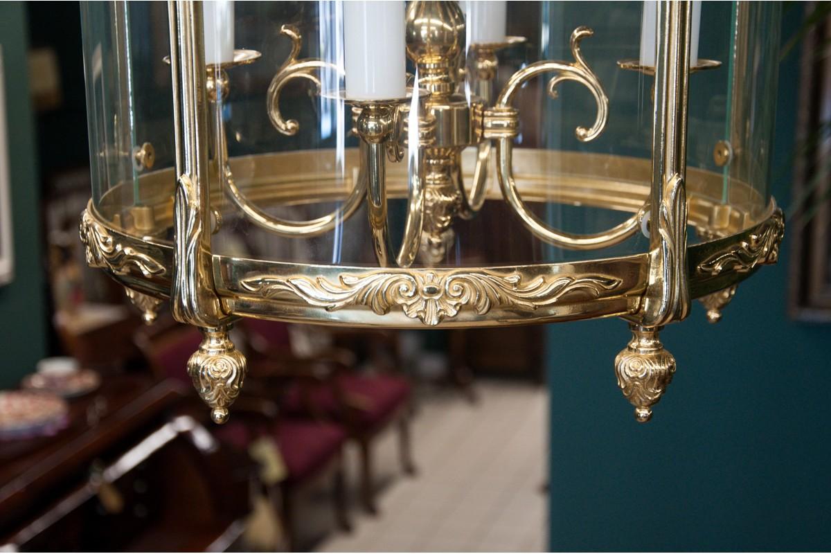 Louis XV Brass Chandelier, Lantern