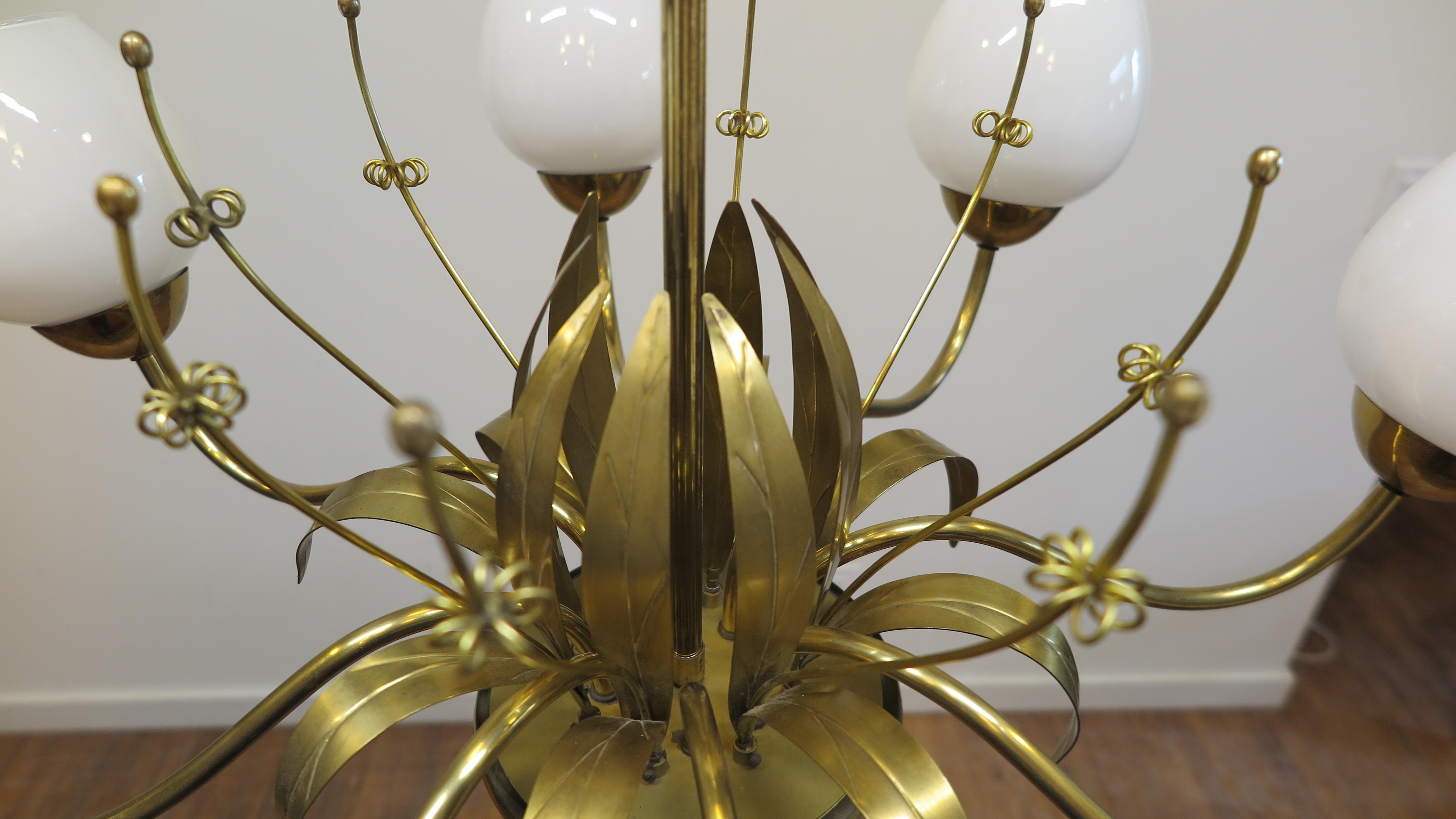 Brass Chandelier Paavo Tynell 1