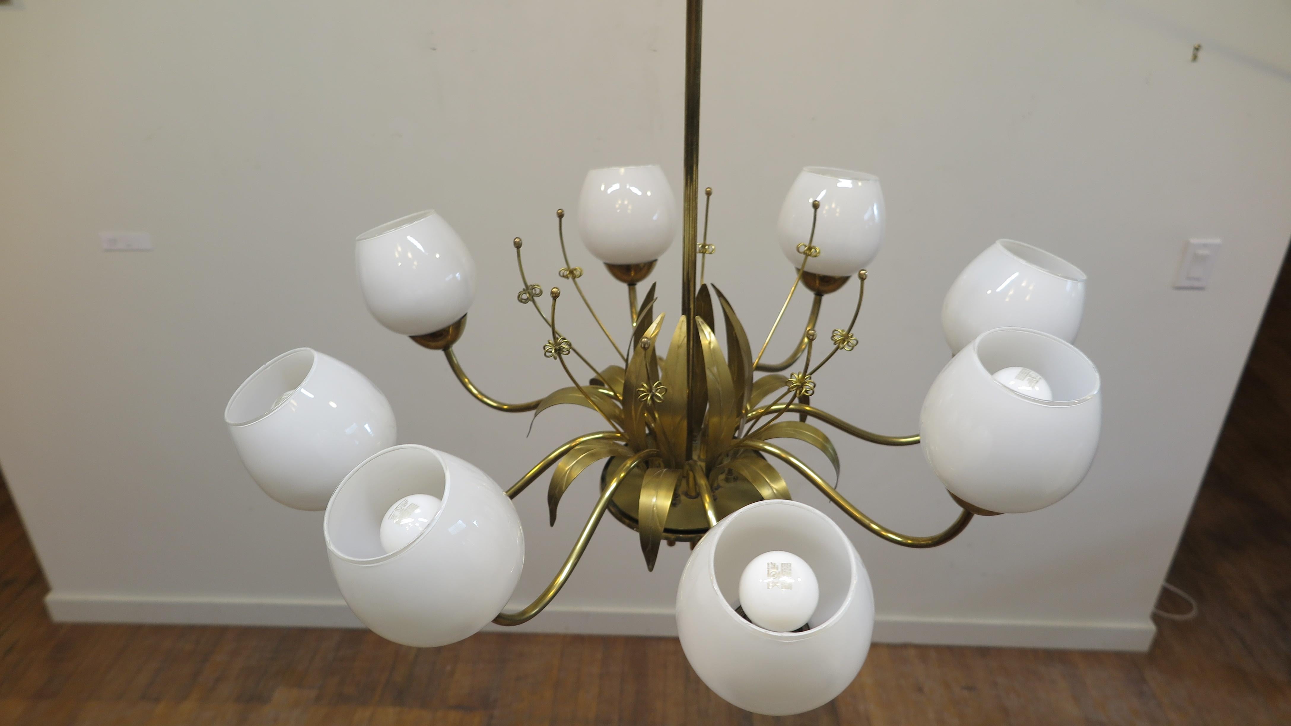 Brass Chandelier Paavo Tynell 2